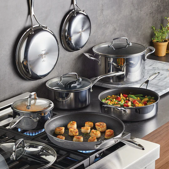 11-Piece ScratchDefense C1 Nonstick Cookware Set