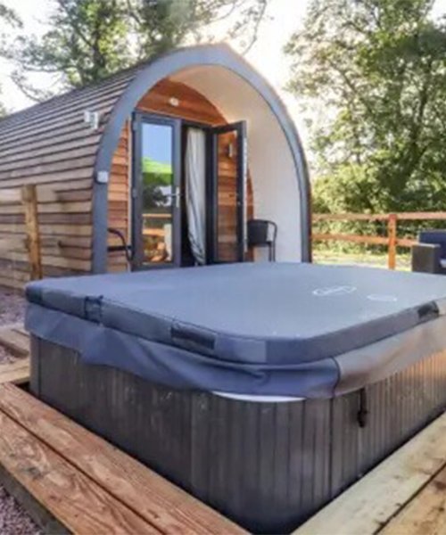 2) Hot Tub Cottages