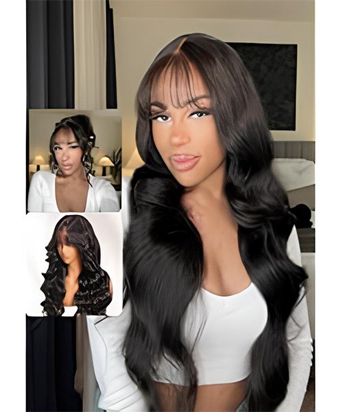1. Nadula Bye Bye Knots Yaki Straight Bob Wig 7x5 Pre-Bleached Natural Looking Gluele