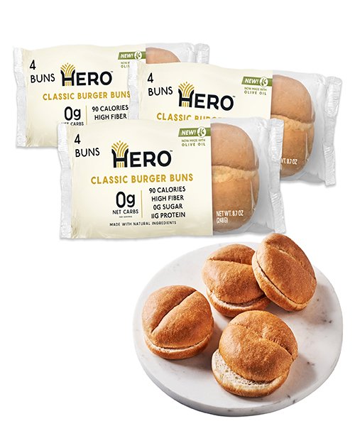 4. Hero Classic Burger Buns